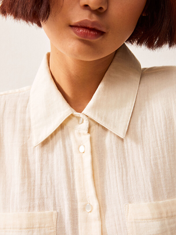 HILARIO SHIRT -  Cream , Ready-to-wear Bensimon