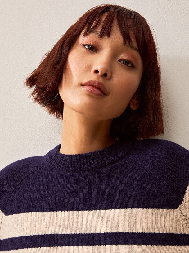 INDICO SWEATER -  Bleu nuit , Ready-to-wear Bensimon