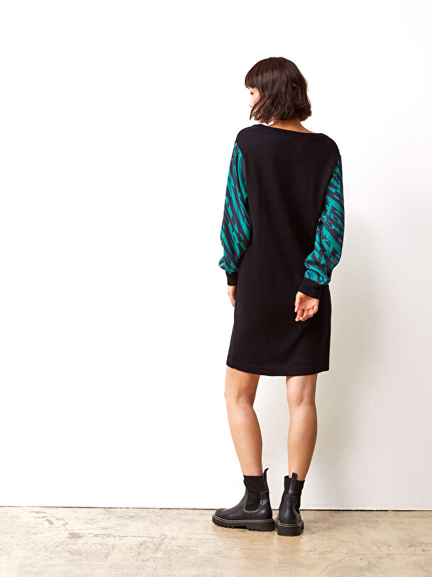INIDA DRESS -  Bleu nuit , Ready-to-wear Bensimon