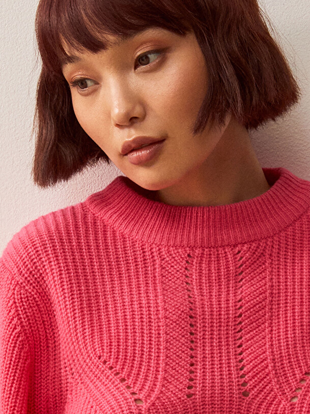 GERMAIN SWEATER -  Fushia , Ready-to-wear Bensimon