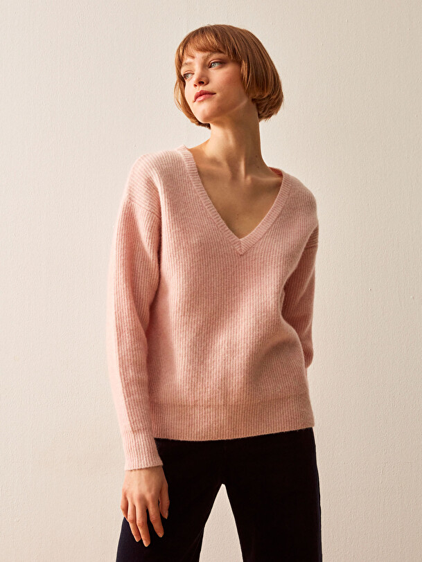 GELPHIE SWEATER - Pink , Ready-to-wear Bensimon