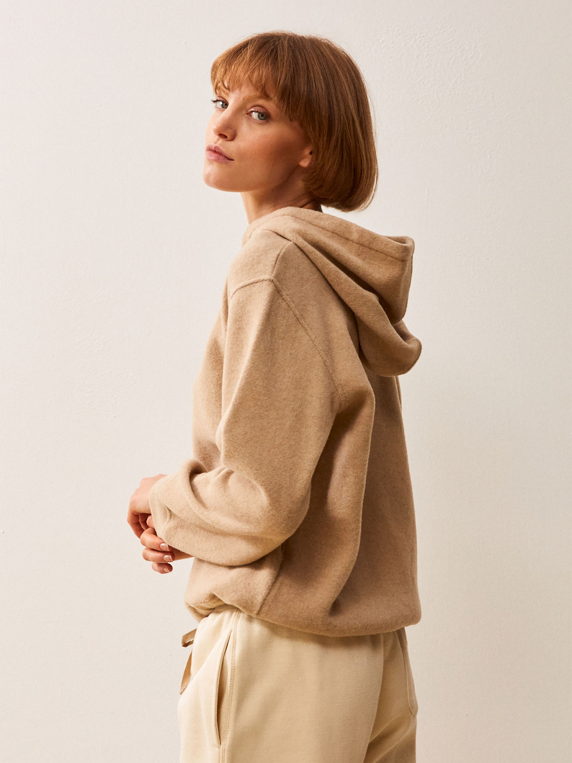 HOMIE HOODIE -  Ecru , Ready-to-wear Bensimon