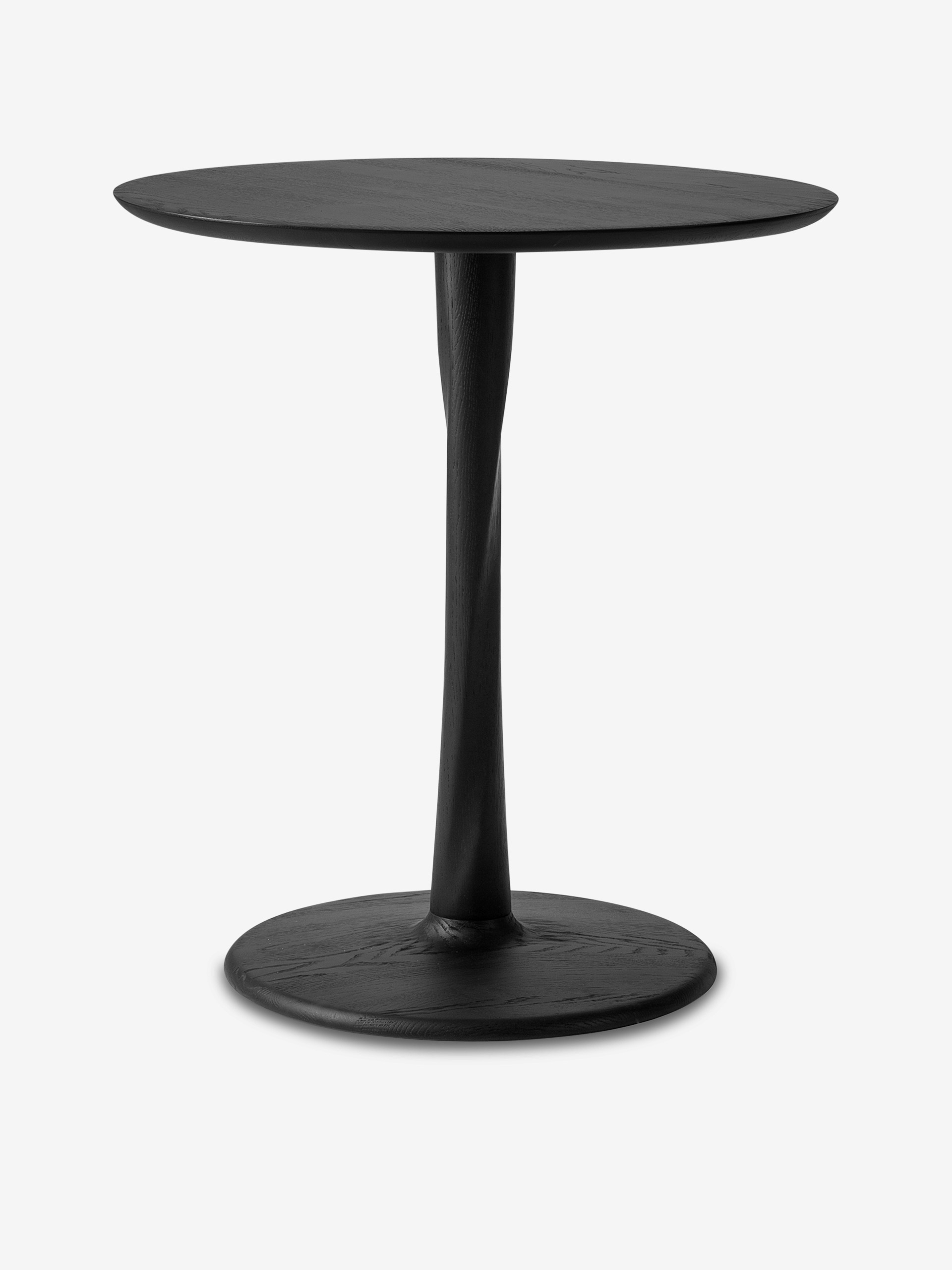 OAK TORSION BLACK TABLE D70 -  Black , Home design Bensimon