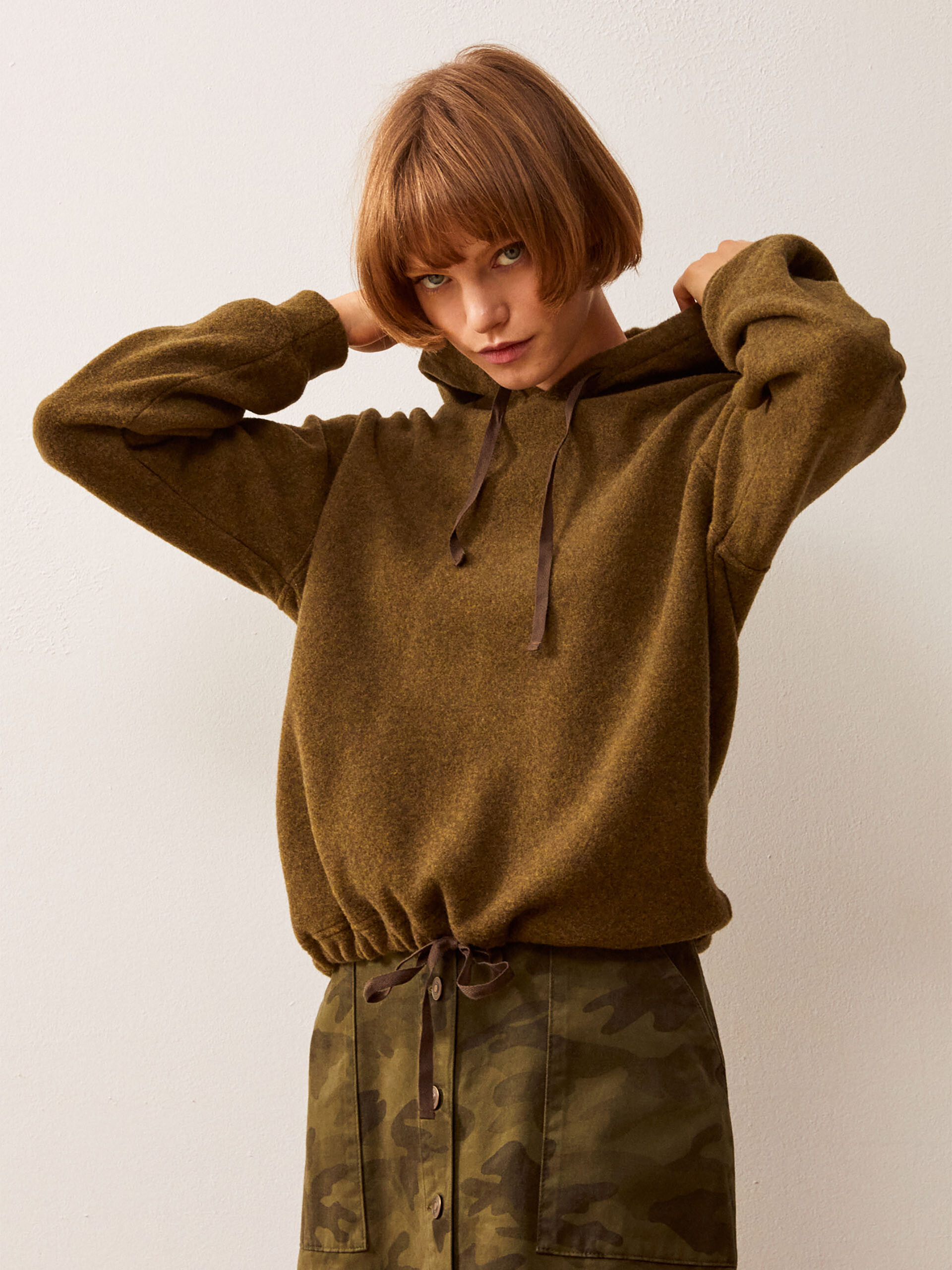 HOMIE HOODIE -  Olive , Ready-to-wear Bensimon