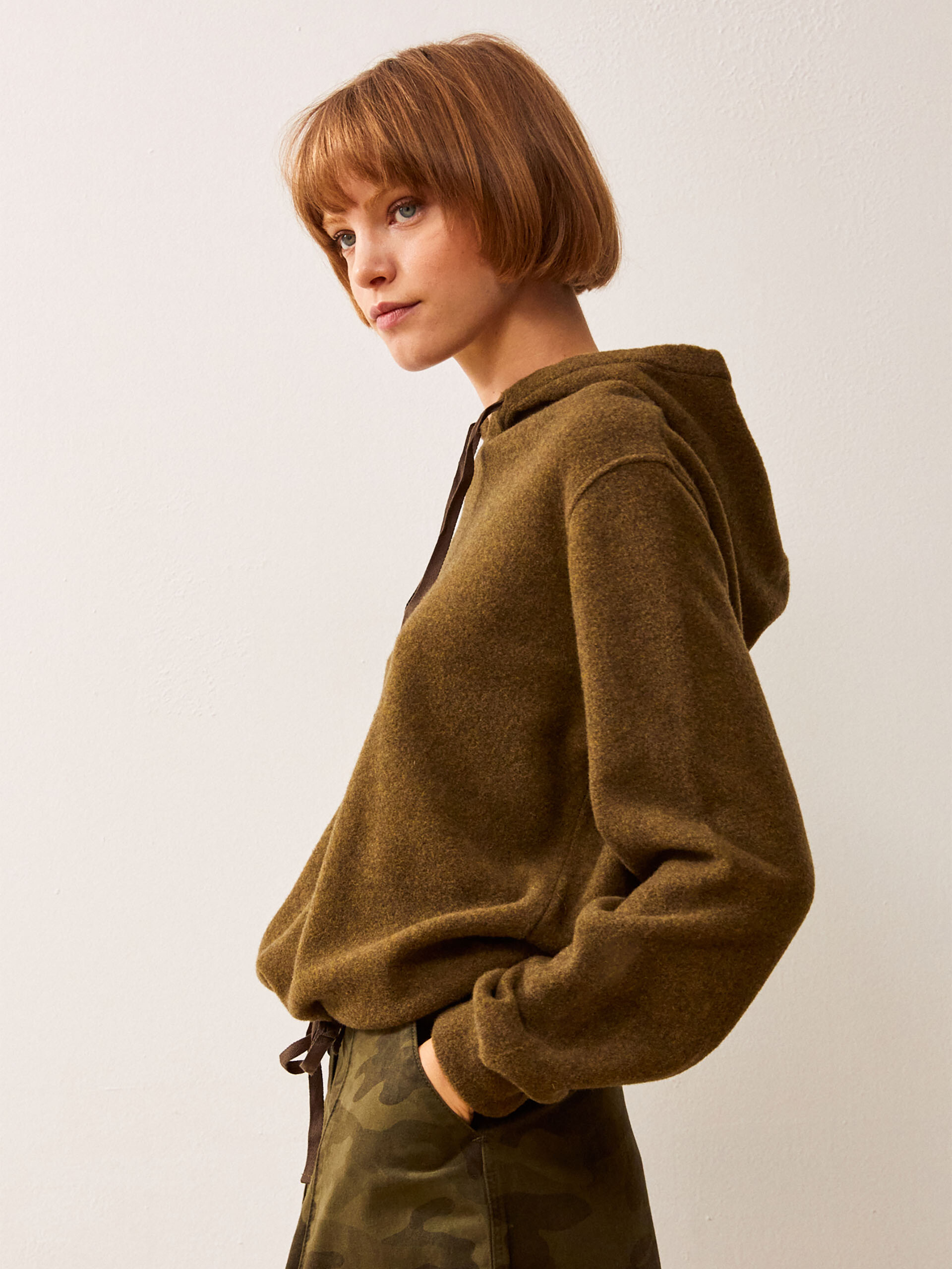 HOMIE HOODIE -  Olive , Ready-to-wear Bensimon
