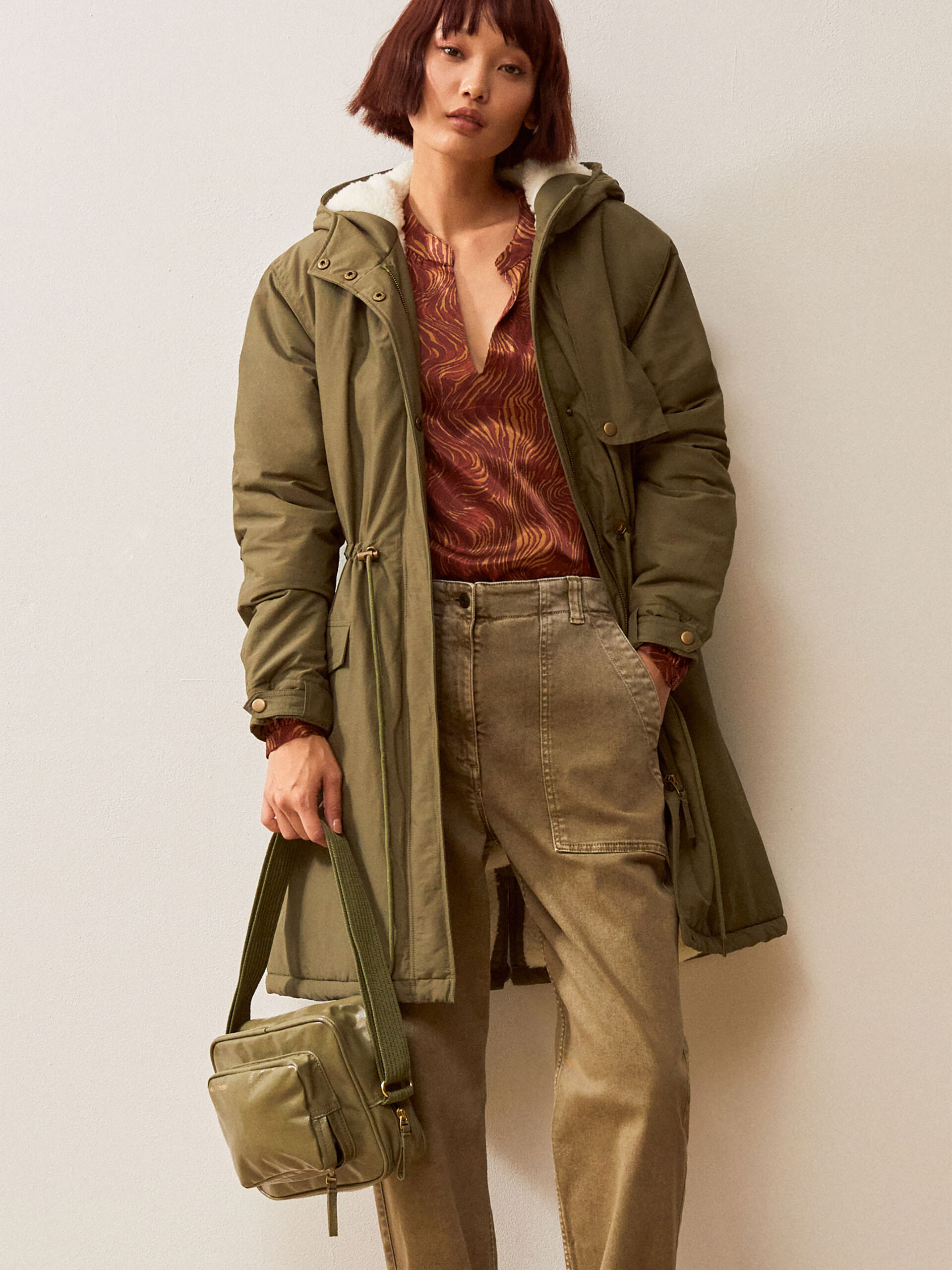 ERONA PARKA -  Khaki , Ready-to-wear Bensimon