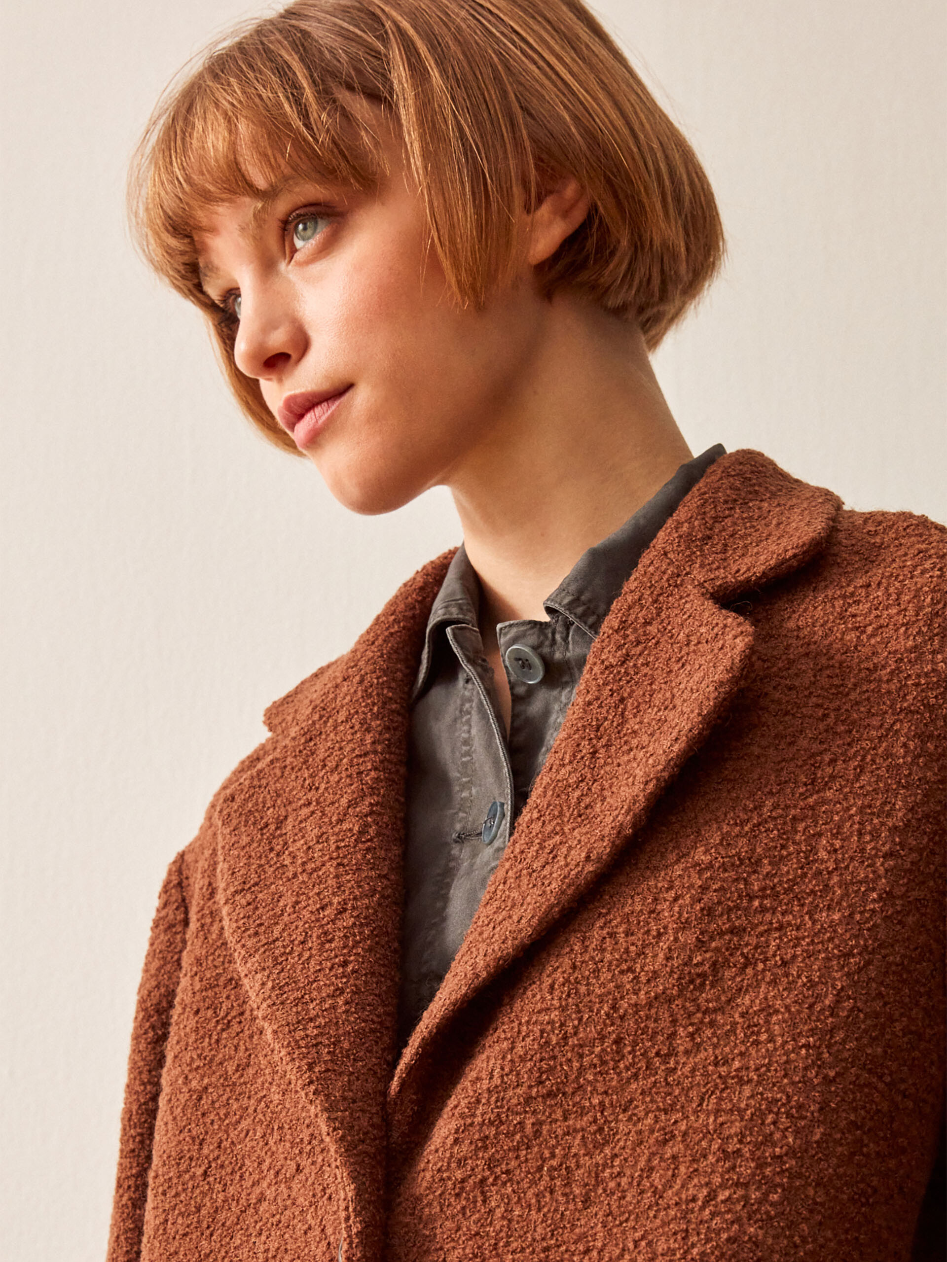 ISLAND COAT -  Hazelnut , Ready-to-wear Bensimon