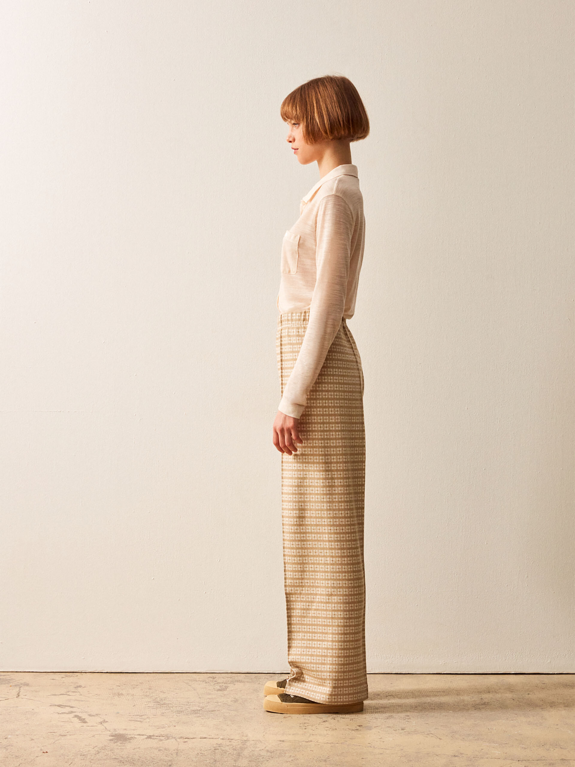 HEIKO TROUSERS -  Pale grey , Ready-to-wear Bensimon