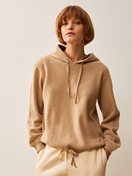 HOMIE HOODIE -  Ecru , Ready-to-wear Bensimon