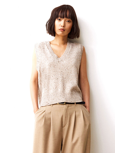 IVORY SWEATER -  Cream , Ready-to-wear Bensimon