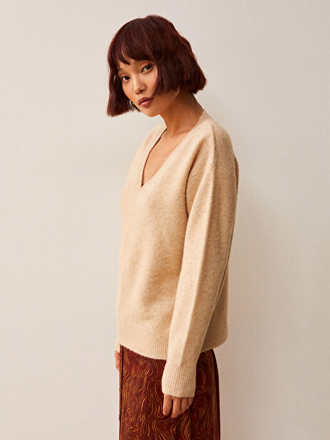 GELPHIE SWEATER -  Cream , Ready-to-wear Bensimon