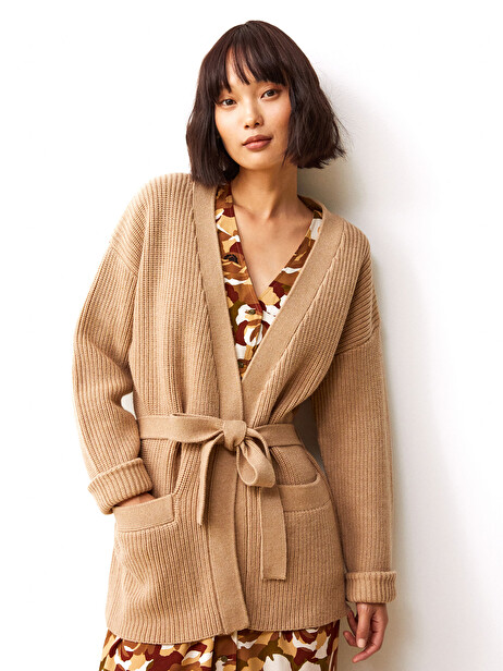 IZEL CARDIGAN -  Camel , Ready-to-wear Bensimon