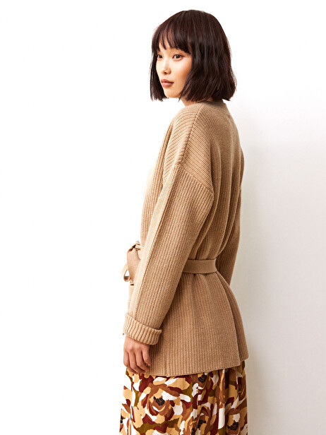 IZEL CARDIGAN -  Camel , Ready-to-wear Bensimon