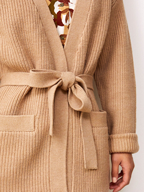 IZEL CARDIGAN -  Camel , Ready-to-wear Bensimon