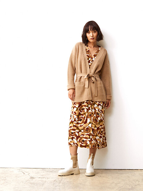 IZEL CARDIGAN -  Camel , Ready-to-wear Bensimon
