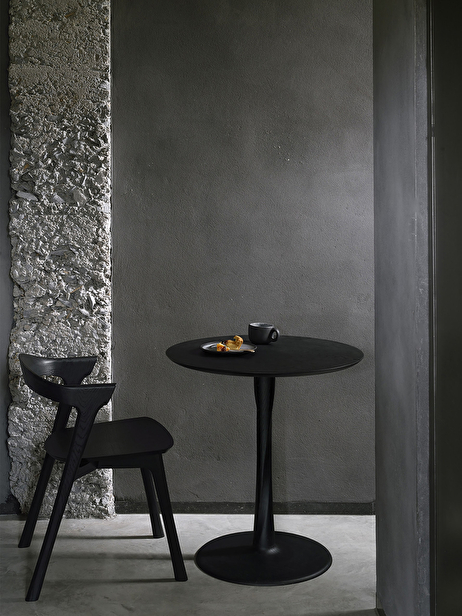 OAK TORSION BLACK TABLE D70 -  Black , Home design Bensimon