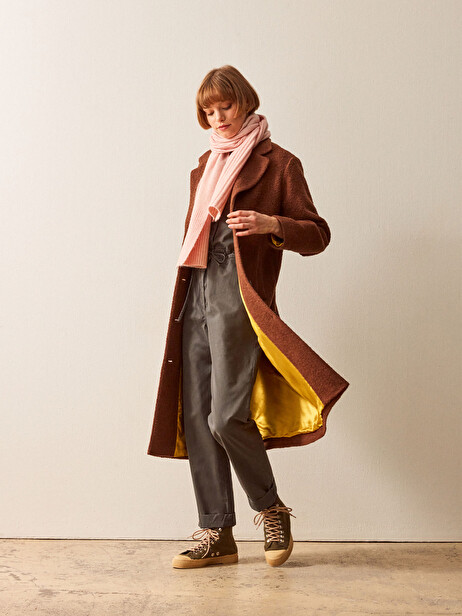 ISLAND COAT -  Hazelnut , Ready-to-wear Bensimon