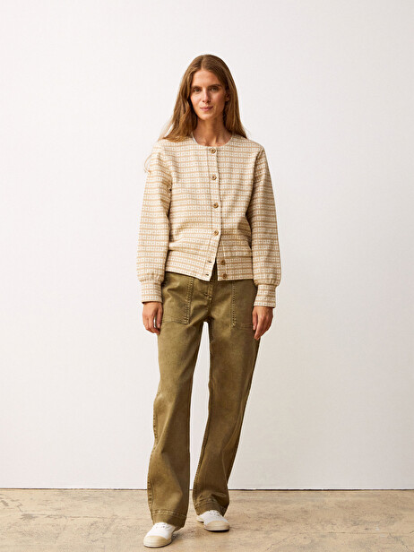 HAMILTON CARDIGAN -  Pale grey , Ready-to-wear Bensimon