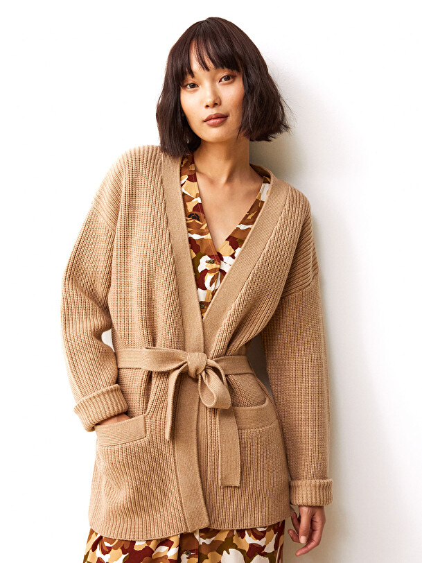 IZEL CARDIGAN -  Camel , Ready-to-wear Bensimon