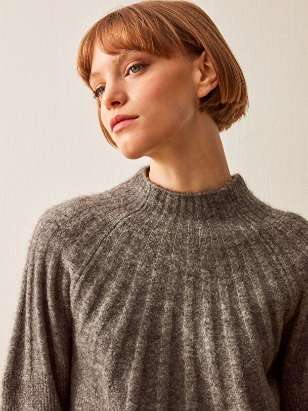 ICONE SWEATER -  Charbon , Ready-to-wear Bensimon