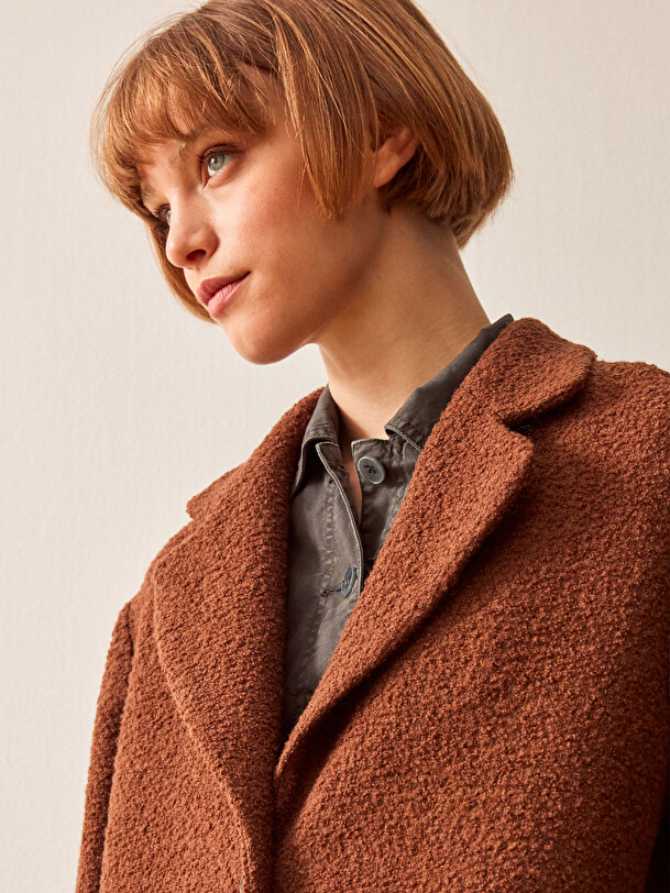 ISLAND COAT -  Hazelnut , Ready-to-wear Bensimon