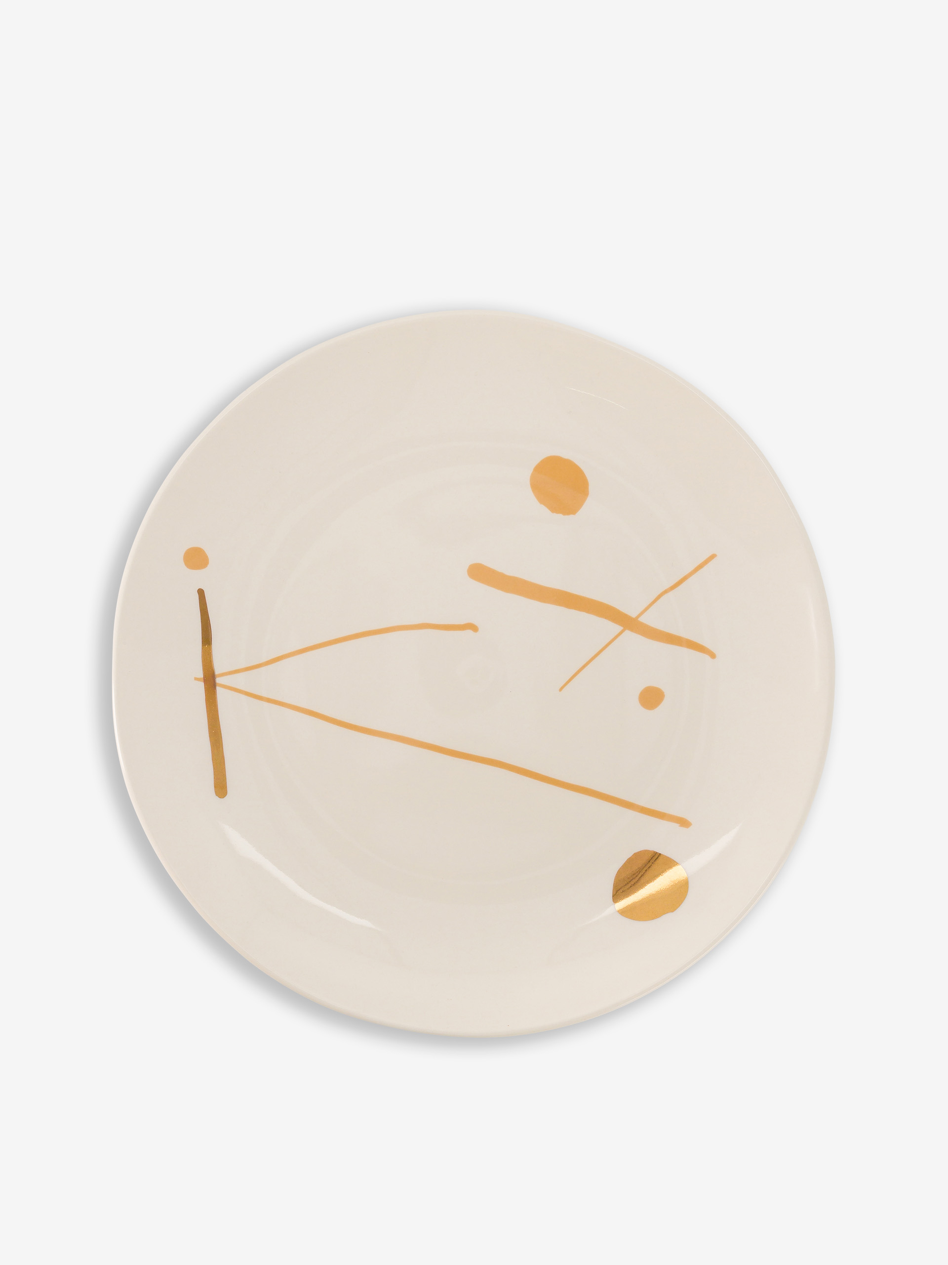 PLATE L SUNNY GOLD NUDE - Nude , Home design Bensimon