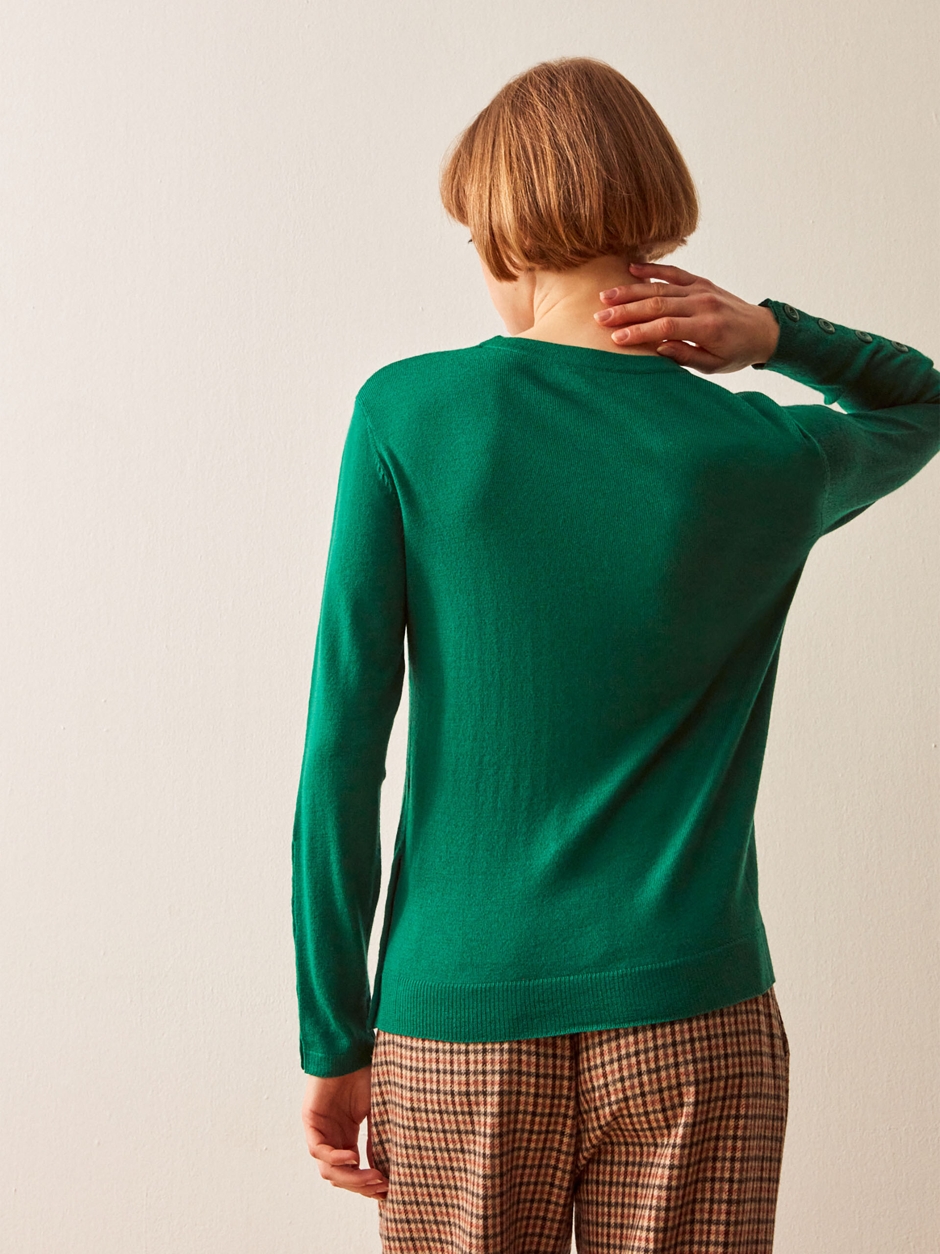 CHIRAZ PULLOVER -  Emerald , Ready-to-wear Bensimon