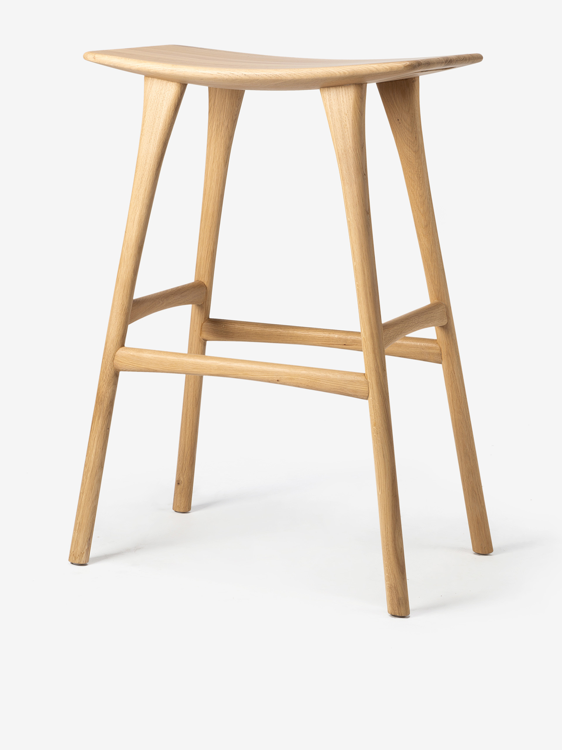 OAK OSSO BAR STOOL -  Light oak , Home design Bensimon