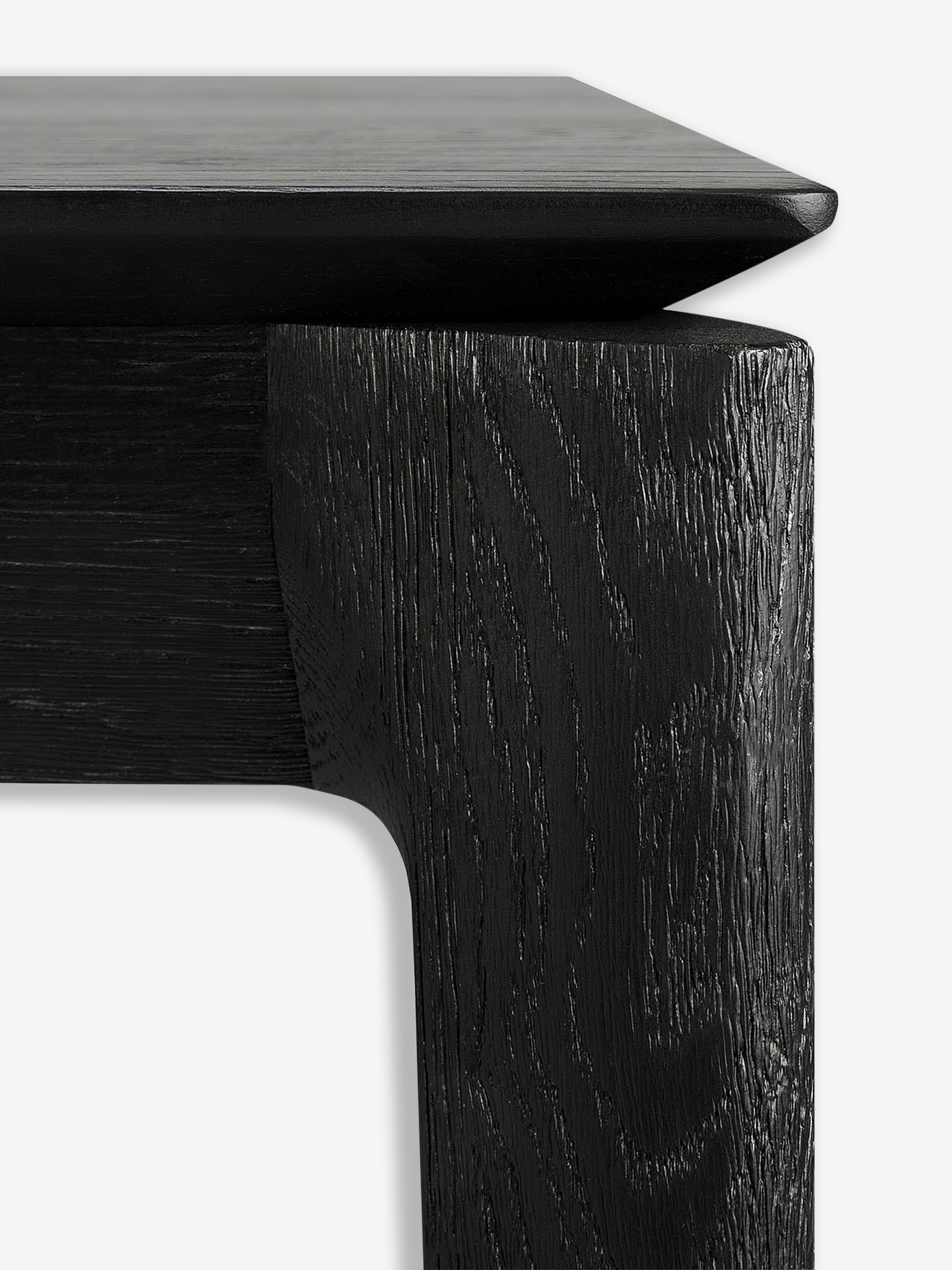 OAK BOK BLACK TABLE - L180 CM - Black , Home design Bensimon