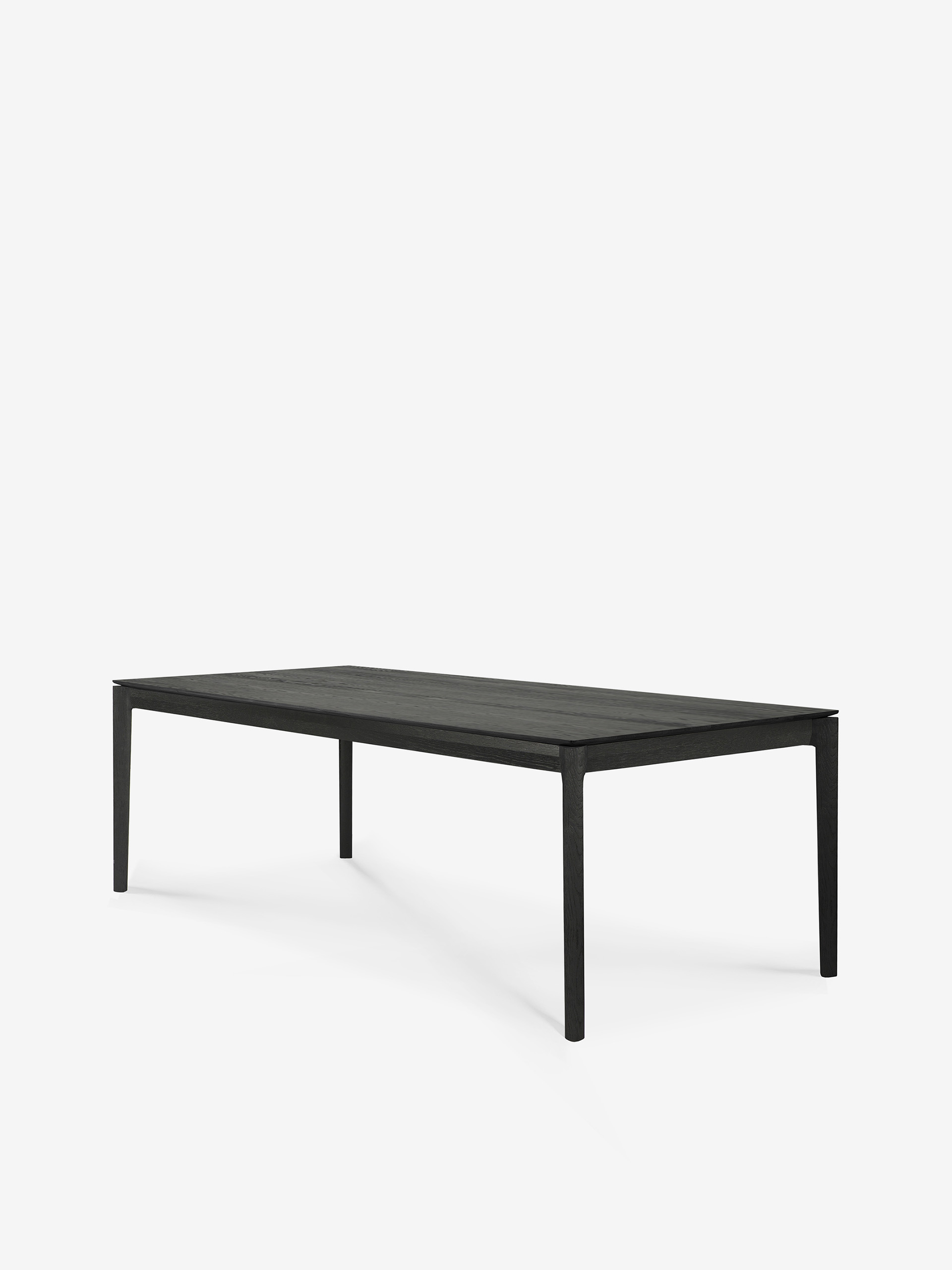 OAK BOK BLACK TABLE - L220 CM - Black , Home design Bensimon