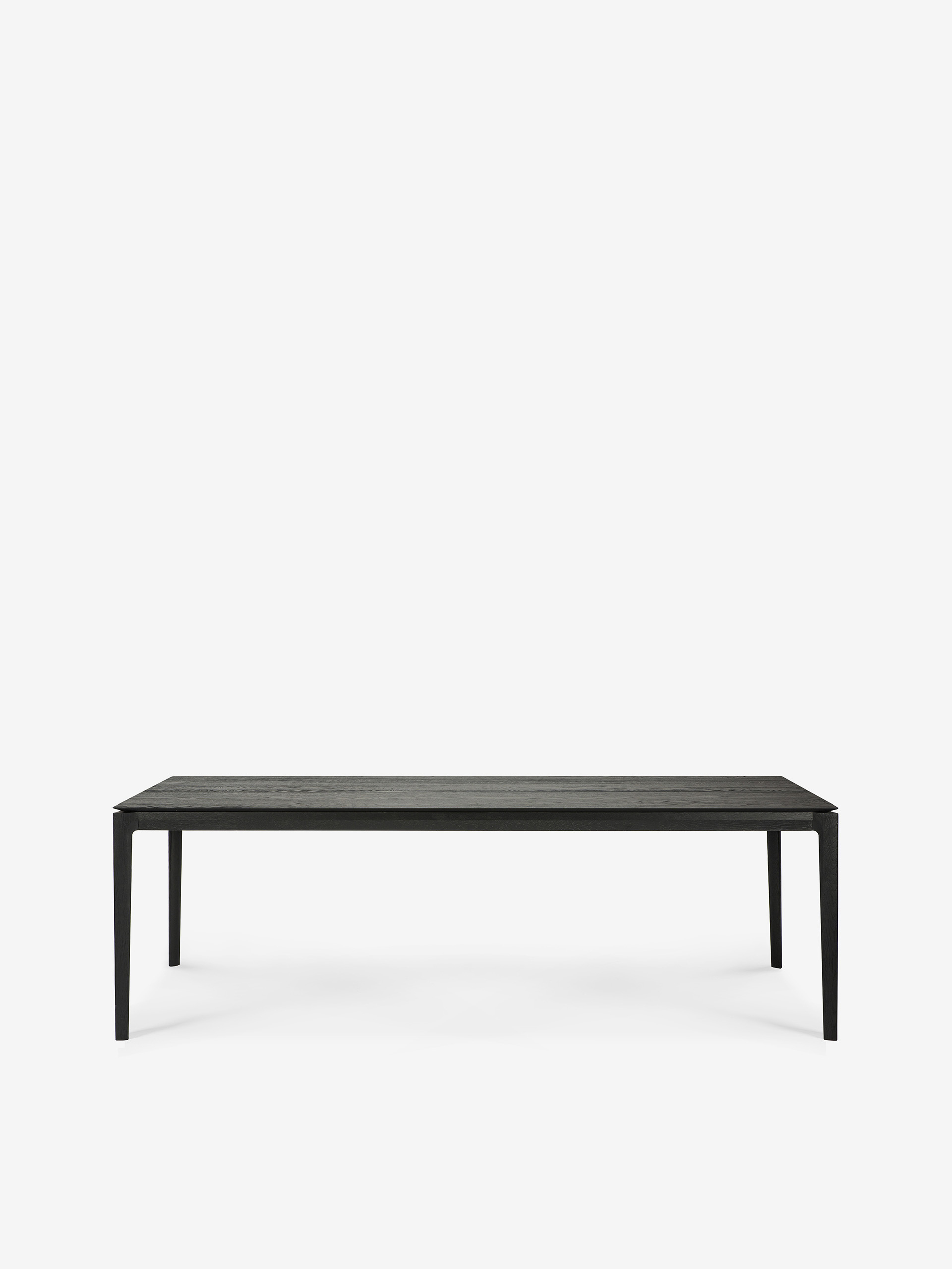 OAK BOK BLACK TABLE - L240 CM - Black , Home design Bensimon