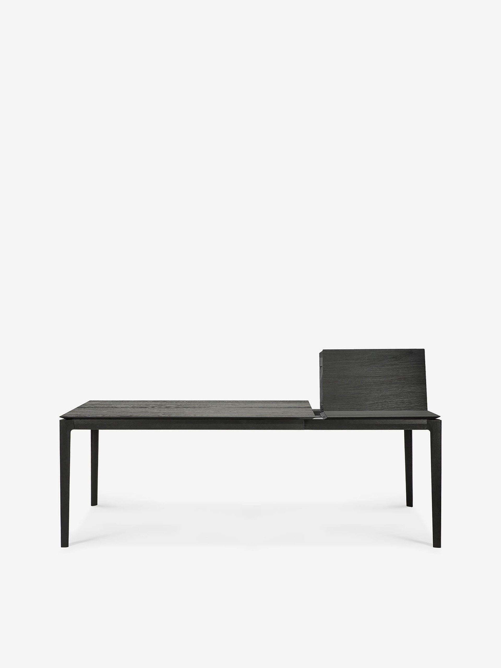 EXTENSION OAK BOK BLACK TABLE - L140/220 CM - Black , Home design Bensimon