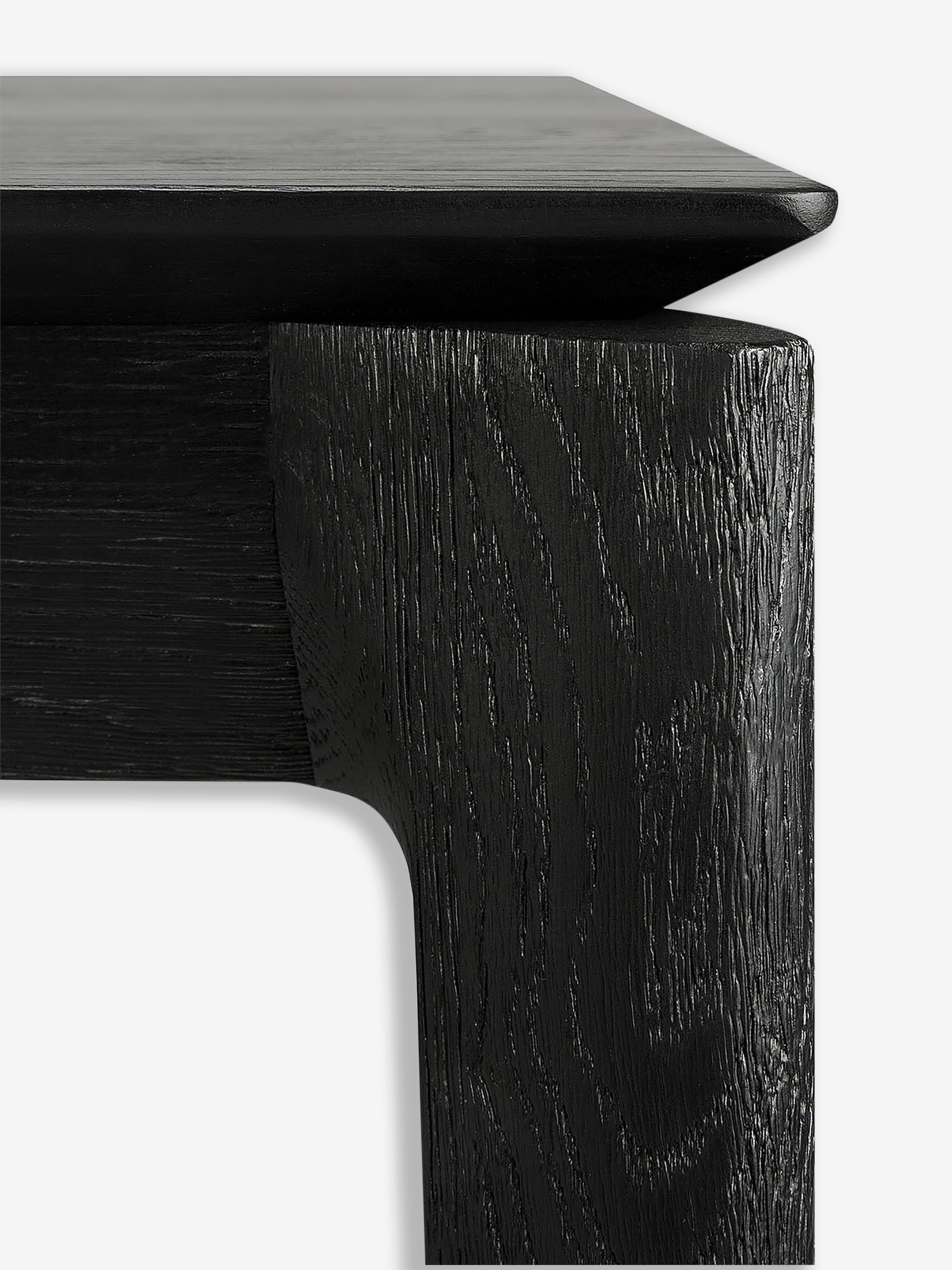 EXTENSION OAK BOK BLACK TABLE - L160/240 CM - Black , Home design Bensimon