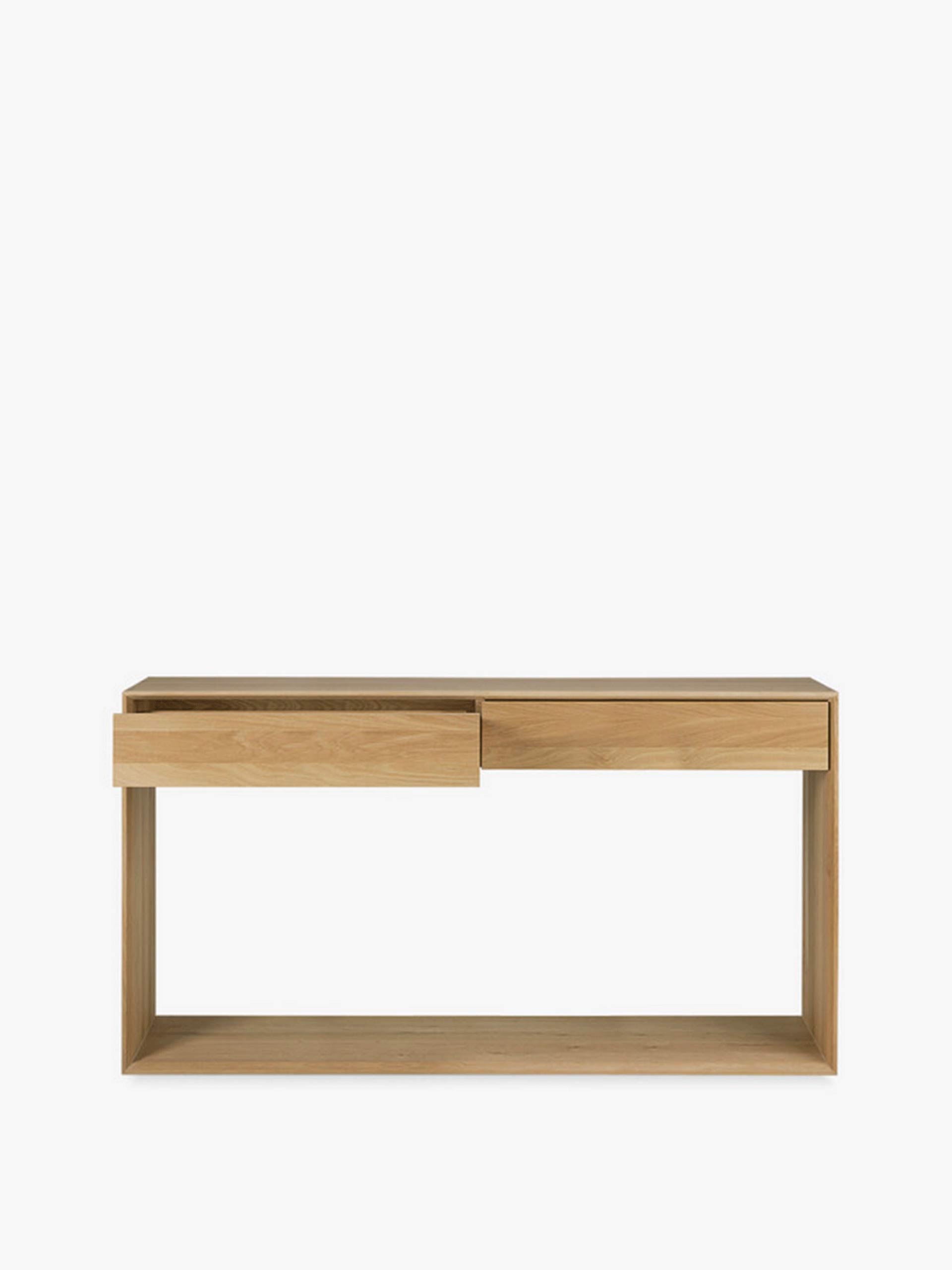 OAK NORDIC CONSOLE - L160 CM - Light oak , Home design Bensimon
