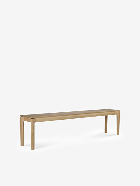OAK BOK BENCH 186x35x46 -  Light oak , Home design Bensimon