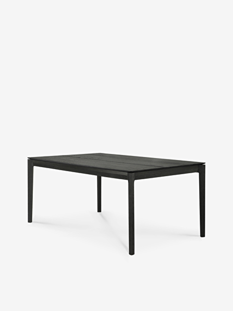 OAK BOK BLACK TABLE - L160 CM -  Black , Home design Bensimon