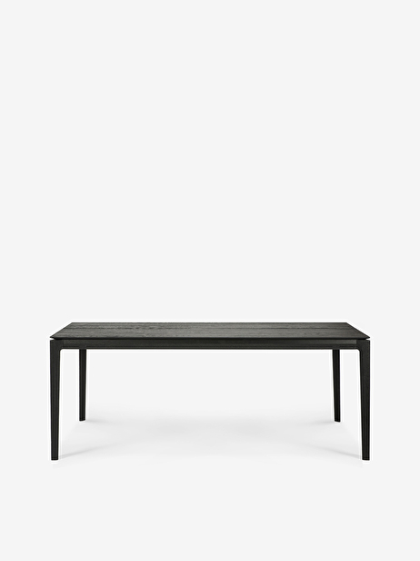 OAK BOK BLACK TABLE - L200 CM -  Black , Home design Bensimon