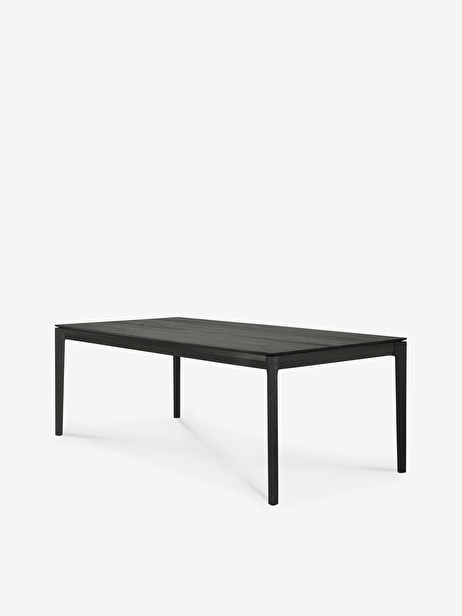 OAK BOK BLACK TABLE - L200 CM -  Black , Home design Bensimon
