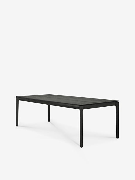 OAK BOK BLACK TABLE - L240 CM -  Black , Home design Bensimon