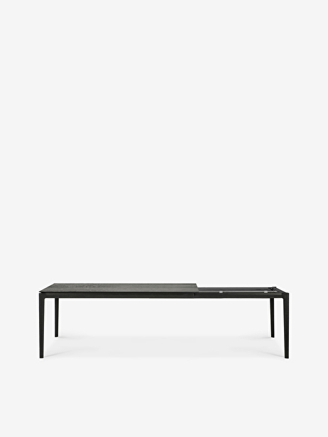 EXTENSION OAK BOK BLACK TABLE - L180/280 CM -  Black , Home design Bensimon