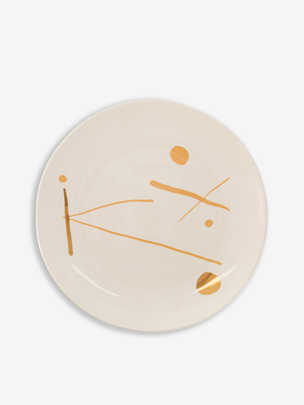 PLATE L SUNNY GOLD NUDE - Nude , Home design Bensimon