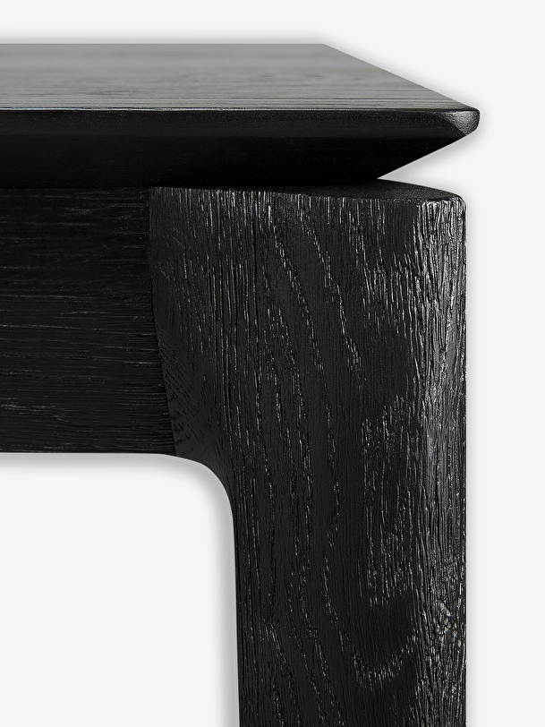 OAK BOK BLACK TABLE - L200 CM -  Black , Home design Bensimon