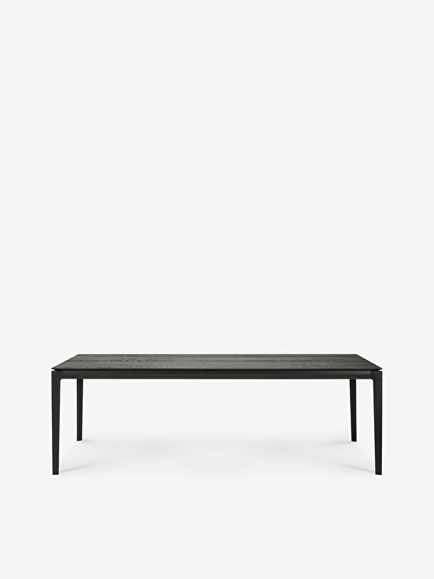 OAK BOK BLACK TABLE - L240 CM - Black , Home design Bensimon