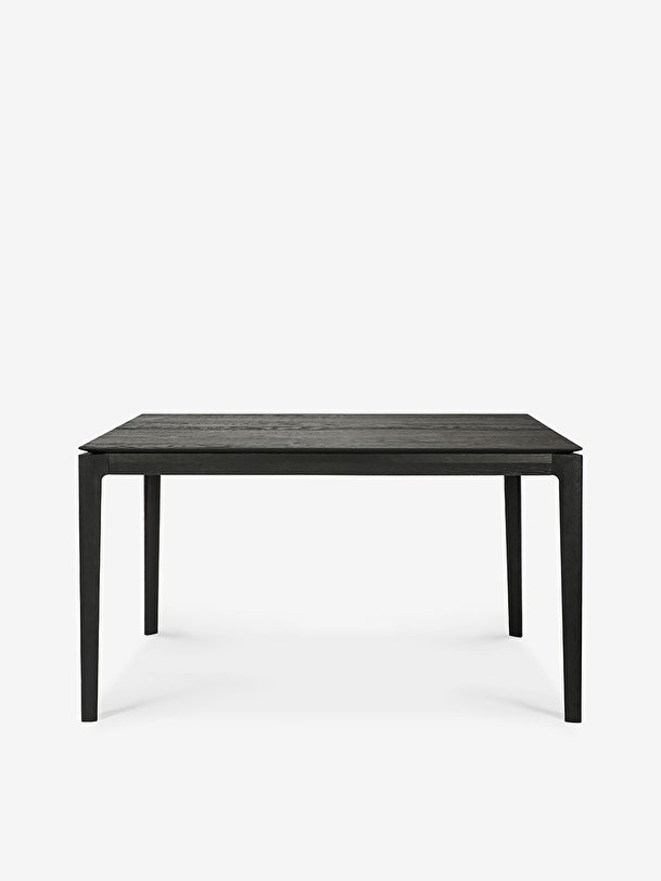 EXTENSION OAK BOK BLACK TABLE - L140/220 CM - Black , Home design Bensimon