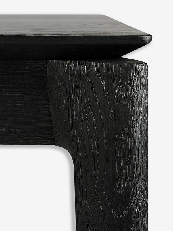 EXTENSION OAK BOK BLACK TABLE - L140/220 CM - Black , Home design Bensimon