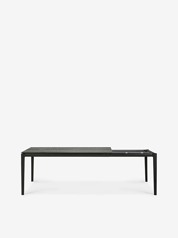 EXTENSION OAK BOK BLACK TABLE - L160/240 CM - Black , Home design Bensimon