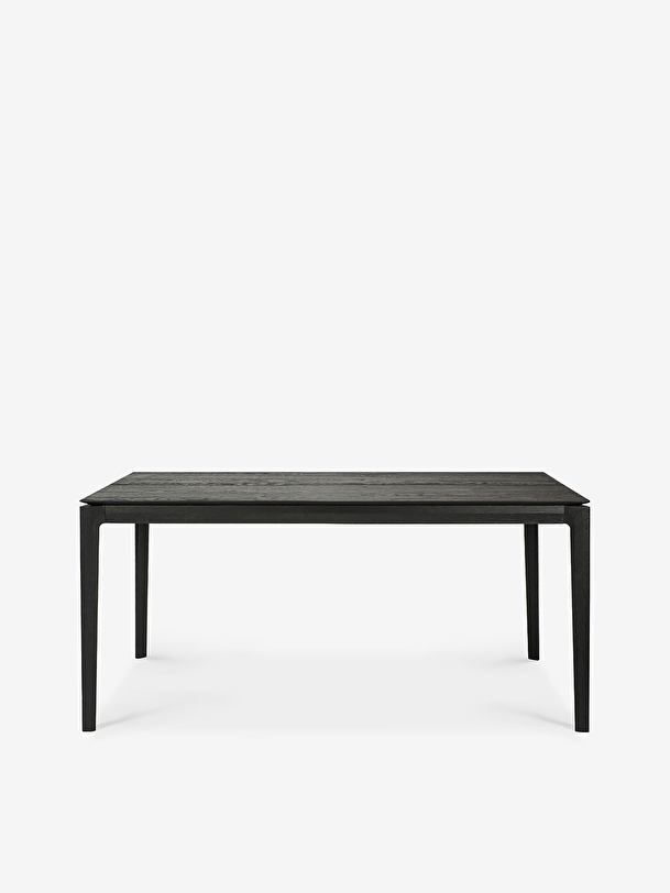EXTENSION OAK BOK BLACK TABLE - L160/240 CM - Black , Home design Bensimon