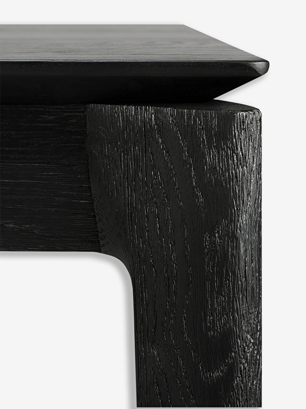EXTENSION OAK BOK BLACK TABLE - L160/240 CM - Black , Home design Bensimon