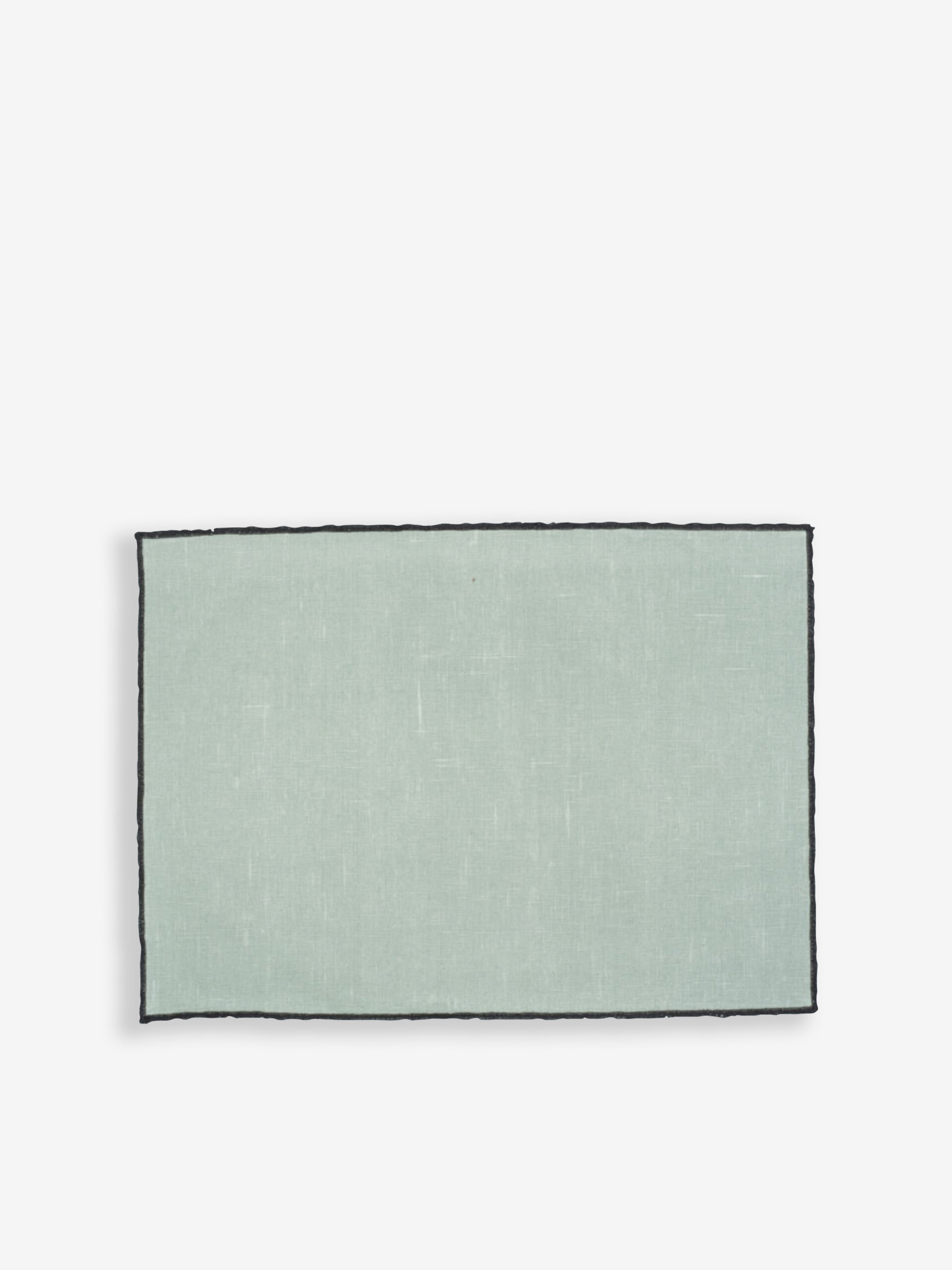 SET OF CELADON COATED LINEN TABLE SET 35X48 - Celadon , Home design Bensimon