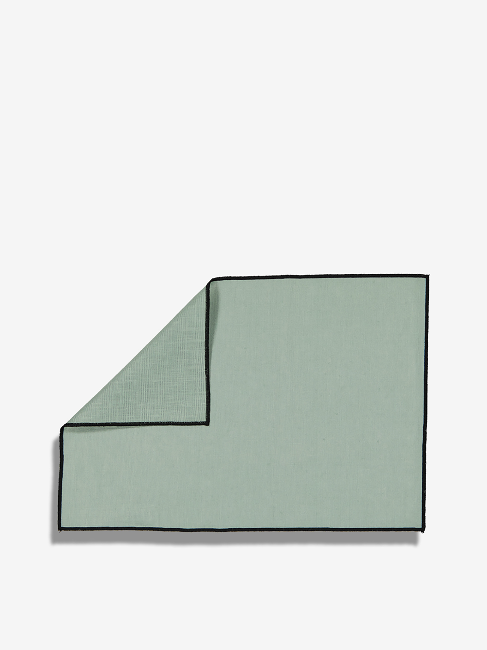 SET OF CELADON COATED LINEN TABLE SET 35X48 - Celadon , Home design Bensimon
